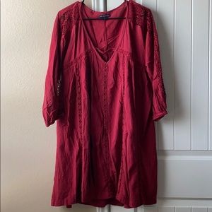 AMERICAN EAGLE MAROON DRESS